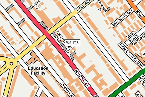 W9 1TB map - OS OpenMap – Local (Ordnance Survey) W9 1TB map - OS OpenMap – Local (Ordnance Survey)