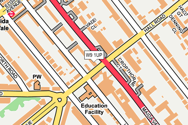 W9 1UP map - OS OpenMap – Local (Ordnance Survey) W9 1UP map - OS OpenMap – Local (Ordnance Survey)