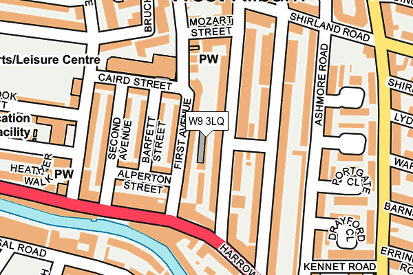 W9 3LQ map - OS OpenMap – Local (Ordnance Survey) W9 3LQ map - OS OpenMap – Local (Ordnance Survey)