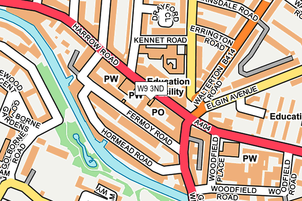 W9 3ND map - OS OpenMap – Local (Ordnance Survey) W9 3ND map - OS OpenMap – Local (Ordnance Survey)
