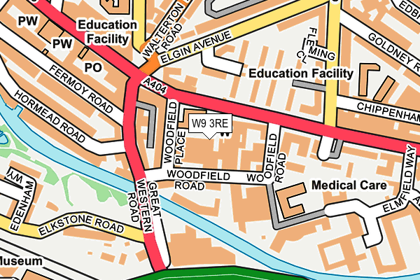 W9 3RE map - OS OpenMap – Local (Ordnance Survey) W9 3RE map - OS OpenMap – Local (Ordnance Survey)