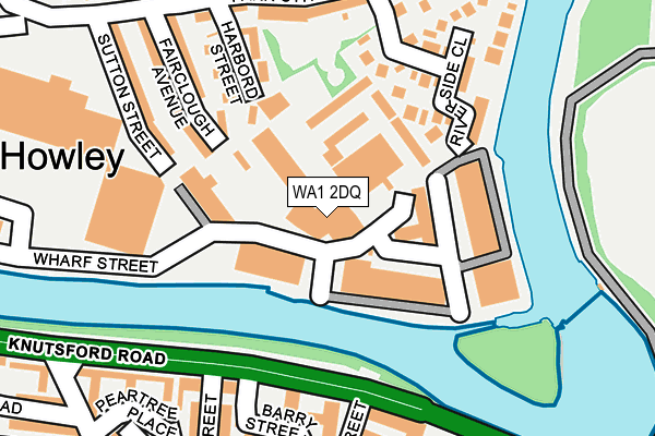 WA1 2DQ map - OS OpenMap – Local (Ordnance Survey) WA1 2DQ map - OS OpenMap – Local (Ordnance Survey)