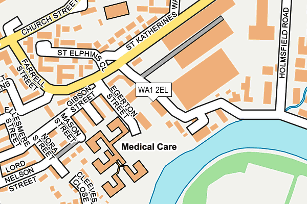 WA1 2EL map - OS OpenMap – Local (Ordnance Survey) WA1 2EL map - OS OpenMap – Local (Ordnance Survey)