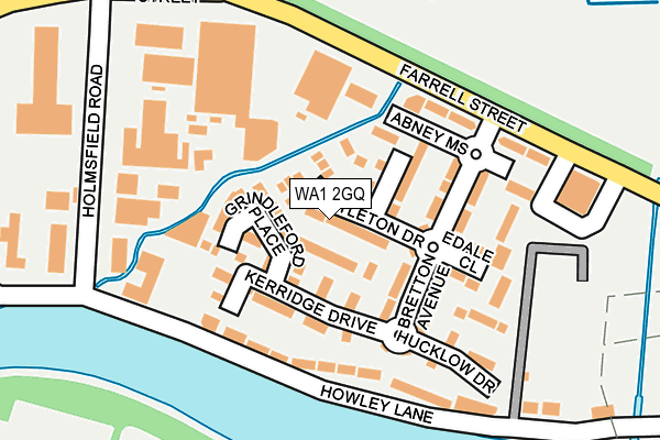 WA1 2GQ map - OS OpenMap – Local (Ordnance Survey) WA1 2GQ map - OS OpenMap – Local (Ordnance Survey)