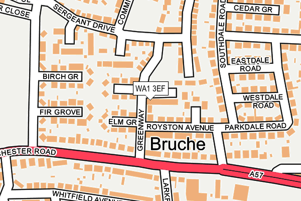 WA1 3EF map - OS OpenMap – Local (Ordnance Survey) WA1 3EF map - OS OpenMap – Local (Ordnance Survey)