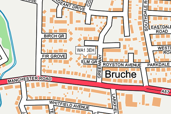 WA1 3EH map - OS OpenMap – Local (Ordnance Survey) WA1 3EH map - OS OpenMap – Local (Ordnance Survey)
