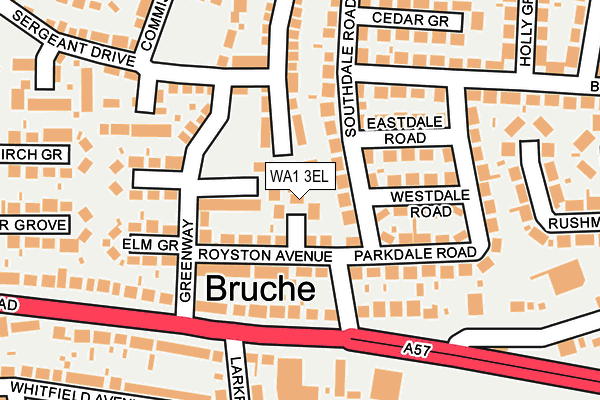 WA1 3EL map - OS OpenMap – Local (Ordnance Survey) WA1 3EL map - OS OpenMap – Local (Ordnance Survey)