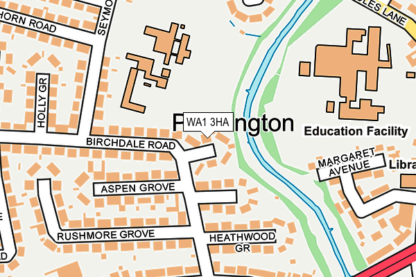 WA1 3HA map - OS OpenMap – Local (Ordnance Survey) WA1 3HA map - OS OpenMap – Local (Ordnance Survey)