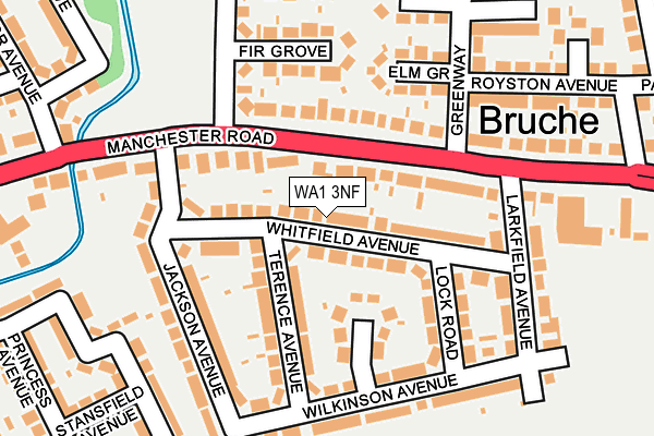 WA1 3NF map - OS OpenMap – Local (Ordnance Survey) WA1 3NF map - OS OpenMap – Local (Ordnance Survey)