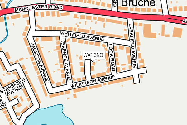 WA1 3NQ map - OS OpenMap – Local (Ordnance Survey) WA1 3NQ map - OS OpenMap – Local (Ordnance Survey)