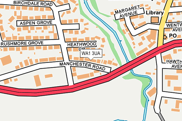 WA1 3UA map - OS OpenMap – Local (Ordnance Survey) WA1 3UA map - OS OpenMap – Local (Ordnance Survey)