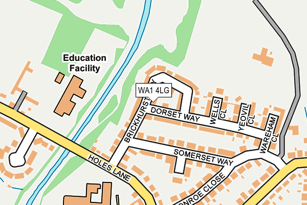 WA1 4LG map - OS OpenMap – Local (Ordnance Survey) WA1 4LG map - OS OpenMap – Local (Ordnance Survey)