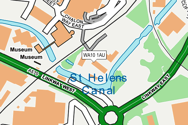 WA10 1AU map - OS OpenMap – Local (Ordnance Survey) WA10 1AU map - OS OpenMap – Local (Ordnance Survey)