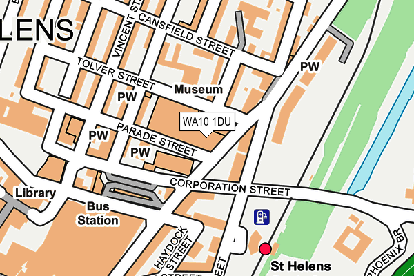 WA10 1DU map - OS OpenMap – Local (Ordnance Survey) WA10 1DU map - OS OpenMap – Local (Ordnance Survey)