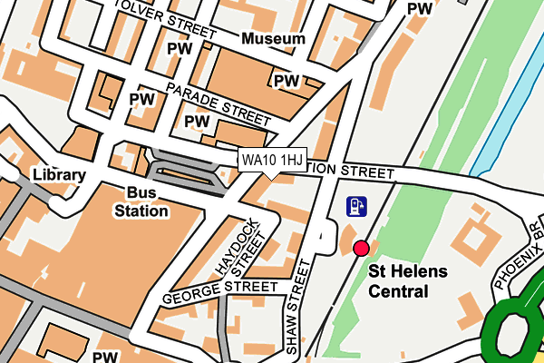 WA10 1HJ map - OS OpenMap – Local (Ordnance Survey) WA10 1HJ map - OS OpenMap – Local (Ordnance Survey)