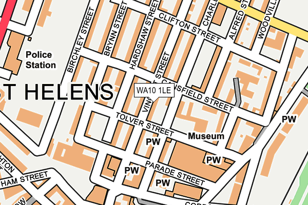 WA10 1LE map - OS OpenMap – Local (Ordnance Survey) WA10 1LE map - OS OpenMap – Local (Ordnance Survey)