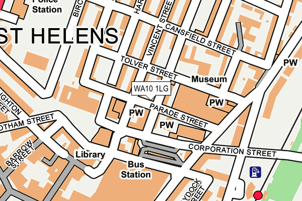 WA10 1LG map - OS OpenMap – Local (Ordnance Survey) WA10 1LG map - OS OpenMap – Local (Ordnance Survey)