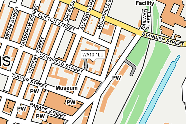 WA10 1LU map - OS OpenMap – Local (Ordnance Survey) WA10 1LU map - OS OpenMap – Local (Ordnance Survey)