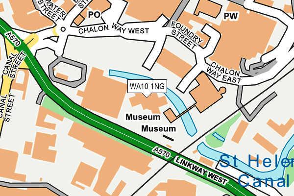 WA10 1NG map - OS OpenMap – Local (Ordnance Survey) WA10 1NG map - OS OpenMap – Local (Ordnance Survey)