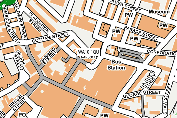 WA10 1QU map - OS OpenMap – Local (Ordnance Survey) WA10 1QU map - OS OpenMap – Local (Ordnance Survey)