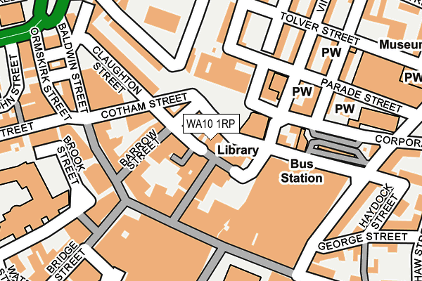 WA10 1RP map - OS OpenMap – Local (Ordnance Survey) WA10 1RP map - OS OpenMap – Local (Ordnance Survey)