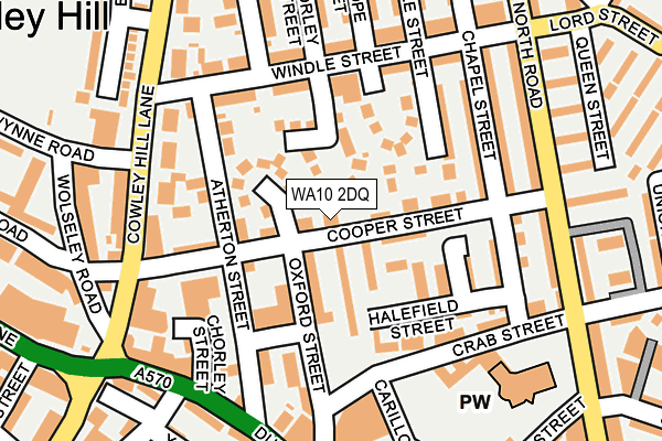 WA10 2DQ map - OS OpenMap – Local (Ordnance Survey) WA10 2DQ map - OS OpenMap – Local (Ordnance Survey)