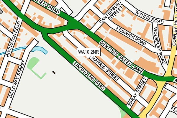 WA10 2NR map - OS OpenMap – Local (Ordnance Survey) WA10 2NR map - OS OpenMap – Local (Ordnance Survey)