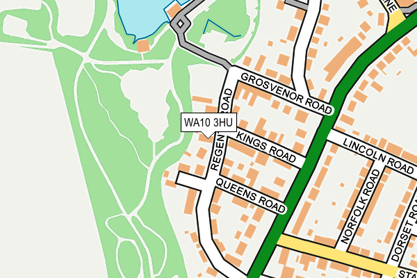 WA10 3HU map - OS OpenMap – Local (Ordnance Survey) WA10 3HU map - OS OpenMap – Local (Ordnance Survey)