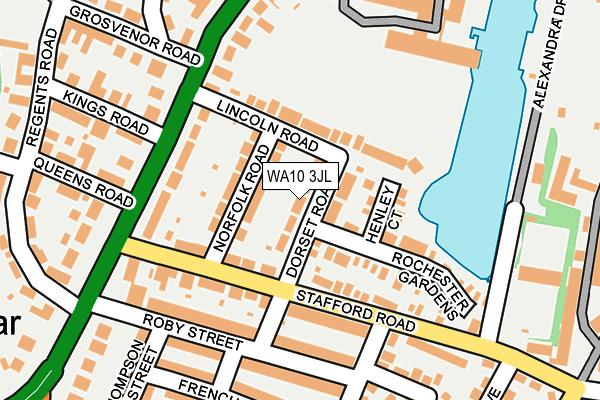 WA10 3JL map - OS OpenMap – Local (Ordnance Survey) WA10 3JL map - OS OpenMap – Local (Ordnance Survey)