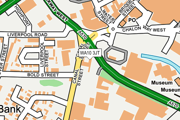 WA10 3JT map - OS OpenMap – Local (Ordnance Survey) WA10 3JT map - OS OpenMap – Local (Ordnance Survey)