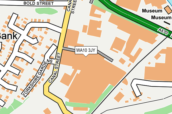 WA10 3JY map - OS OpenMap – Local (Ordnance Survey) WA10 3JY map - OS OpenMap – Local (Ordnance Survey)