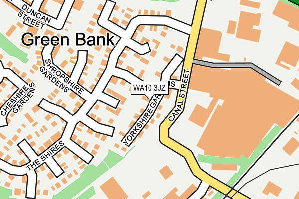 WA10 3JZ map - OS OpenMap – Local (Ordnance Survey) WA10 3JZ map - OS OpenMap – Local (Ordnance Survey)