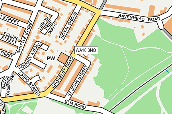 WA10 3NQ map - OS OpenMap – Local (Ordnance Survey) WA10 3NQ map - OS OpenMap – Local (Ordnance Survey)