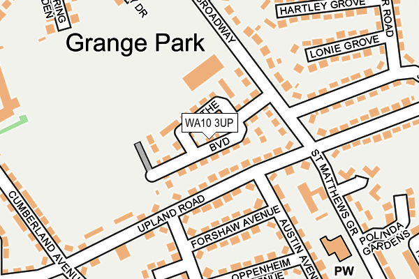 WA10 3UP map - OS OpenMap – Local (Ordnance Survey) WA10 3UP map - OS OpenMap – Local (Ordnance Survey)