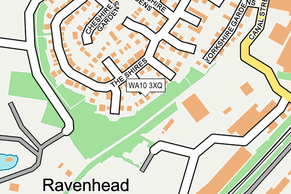 WA10 3XQ map - OS OpenMap – Local (Ordnance Survey) WA10 3XQ map - OS OpenMap – Local (Ordnance Survey)