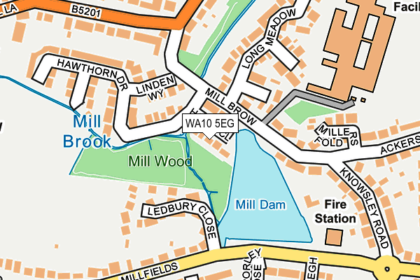 WA10 5EG map - OS OpenMap – Local (Ordnance Survey) WA10 5EG map - OS OpenMap – Local (Ordnance Survey)