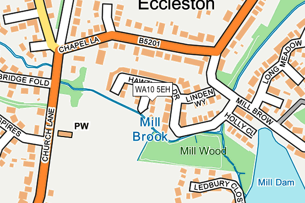 WA10 5EH map - OS OpenMap – Local (Ordnance Survey) WA10 5EH map - OS OpenMap – Local (Ordnance Survey)
