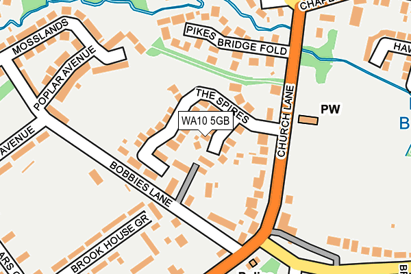 WA10 5GB map - OS OpenMap – Local (Ordnance Survey) WA10 5GB map - OS OpenMap – Local (Ordnance Survey)