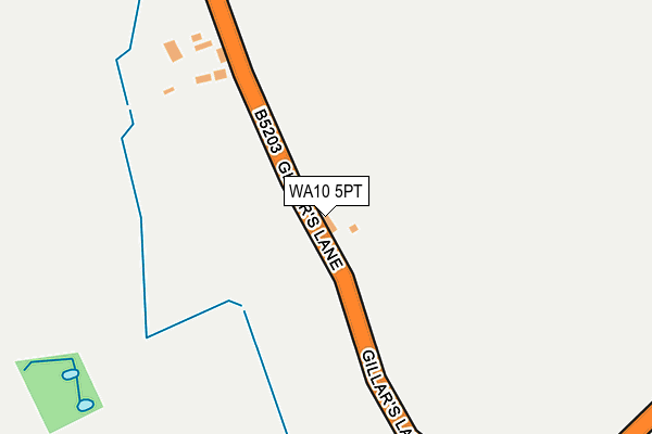 WA10 5PT map - OS OpenMap – Local (Ordnance Survey) WA10 5PT map - OS OpenMap – Local (Ordnance Survey)