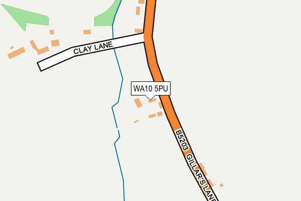 WA10 5PU map - OS OpenMap – Local (Ordnance Survey) WA10 5PU map - OS OpenMap – Local (Ordnance Survey)