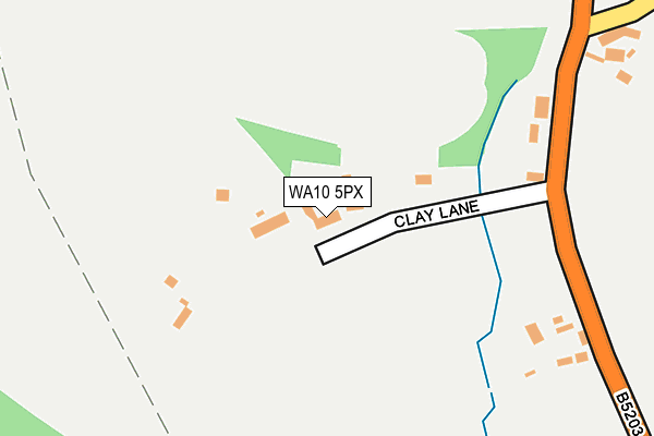 WA10 5PX map - OS OpenMap – Local (Ordnance Survey) WA10 5PX map - OS OpenMap – Local (Ordnance Survey)