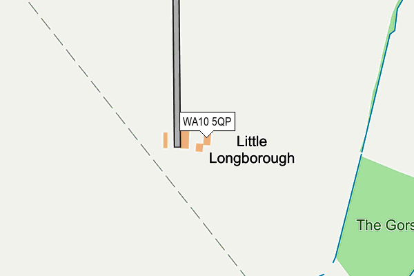 WA10 5QP map - OS OpenMap – Local (Ordnance Survey) WA10 5QP map - OS OpenMap – Local (Ordnance Survey)