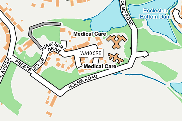 WA10 5RE map - OS OpenMap – Local (Ordnance Survey) WA10 5RE map - OS OpenMap – Local (Ordnance Survey)