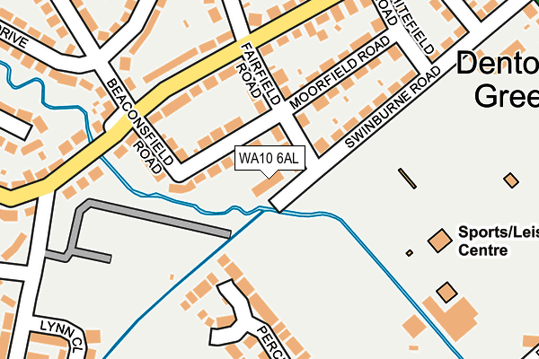 WA10 6AL map - OS OpenMap – Local (Ordnance Survey) WA10 6AL map - OS OpenMap – Local (Ordnance Survey)