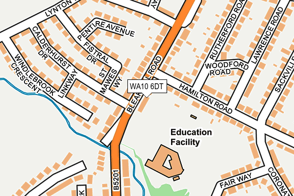 WA10 6DT map - OS OpenMap – Local (Ordnance Survey) WA10 6DT map - OS OpenMap – Local (Ordnance Survey)