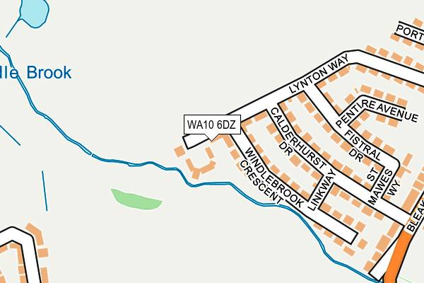 WA10 6DZ map - OS OpenMap – Local (Ordnance Survey) WA10 6DZ map - OS OpenMap – Local (Ordnance Survey)