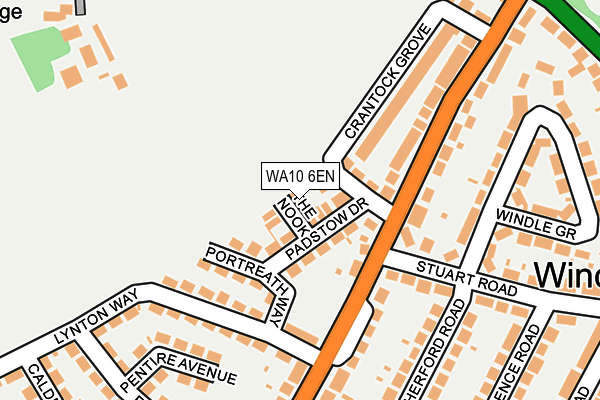 WA10 6EN map - OS OpenMap – Local (Ordnance Survey) WA10 6EN map - OS OpenMap – Local (Ordnance Survey)