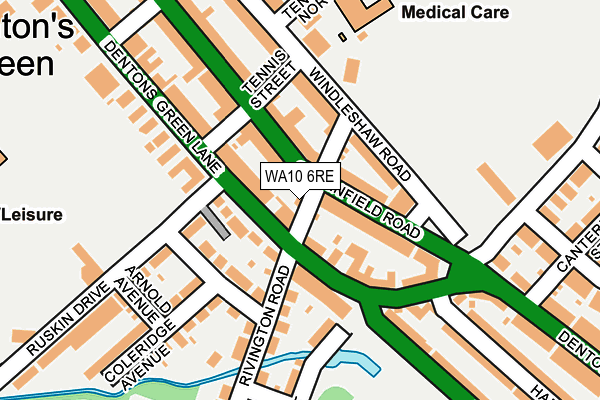 WA10 6RE map - OS OpenMap – Local (Ordnance Survey) WA10 6RE map - OS OpenMap – Local (Ordnance Survey)