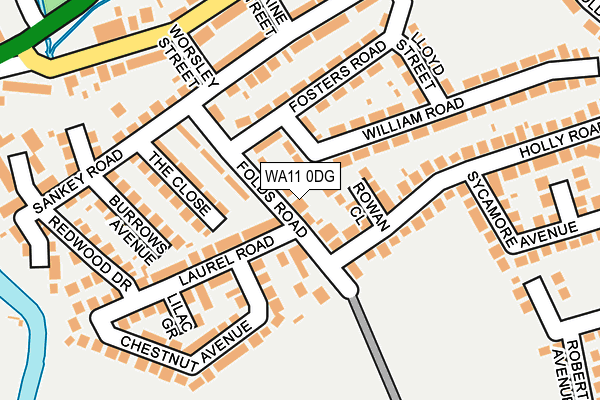 WA11 0DG map - OS OpenMap – Local (Ordnance Survey) WA11 0DG map - OS OpenMap – Local (Ordnance Survey)