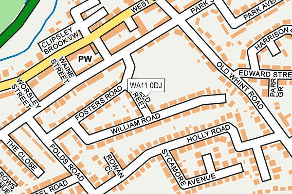 WA11 0DJ map - OS OpenMap – Local (Ordnance Survey) WA11 0DJ map - OS OpenMap – Local (Ordnance Survey)